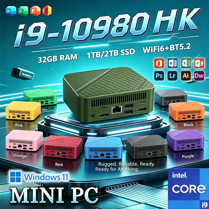 Pc Gaming Compact - Mini PC da gioco Intel Core