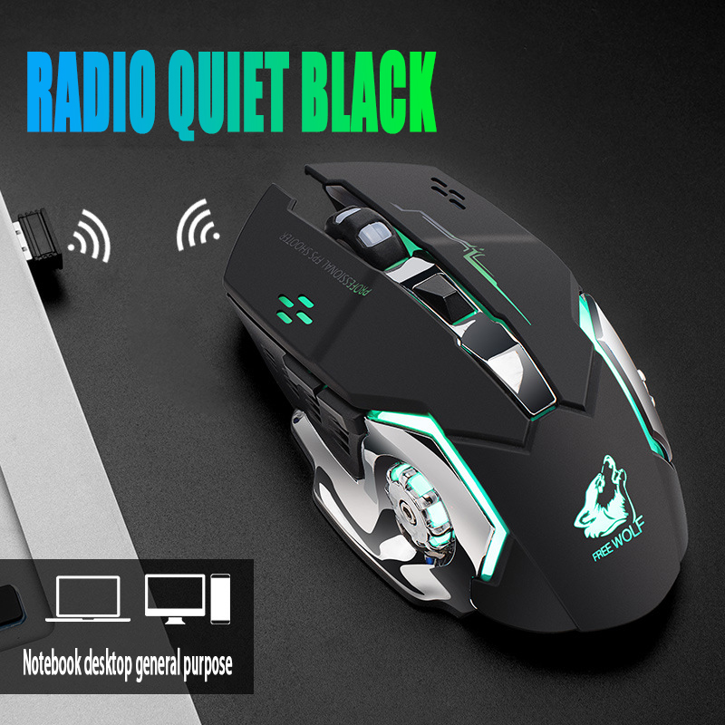 Pc Gaming Gta 6 - Mouse Wireless Wolf X8 gratuito ricarica