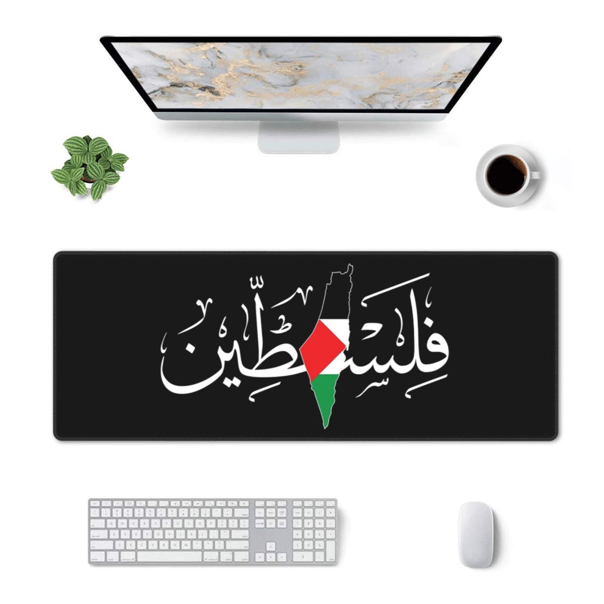 Pc Gaming Names - Tappetino per Mouse Grande con Calligrafia