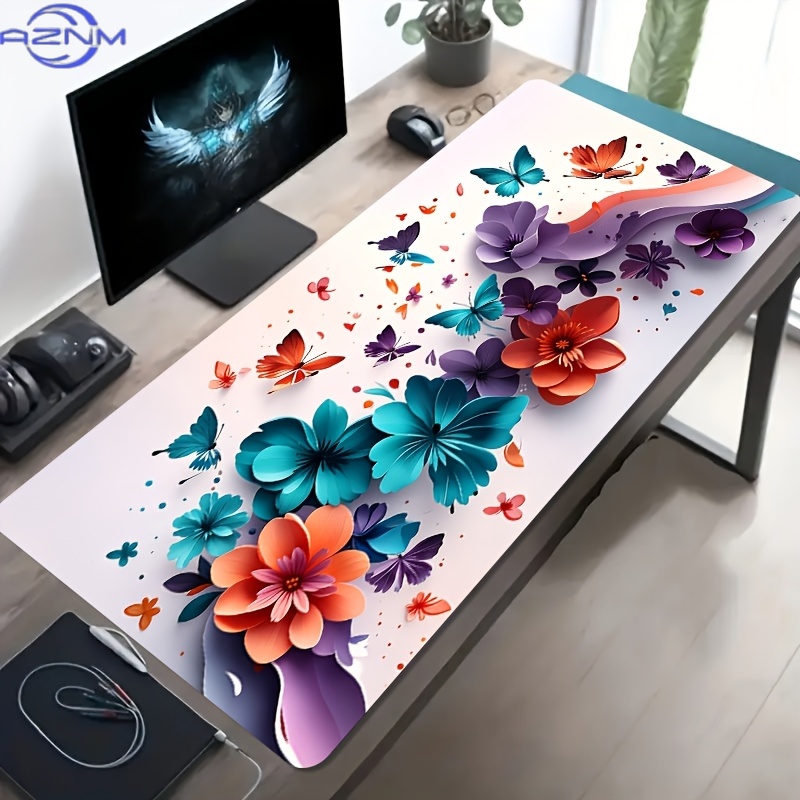 Pc Gaming Orange - Tappetino da scrivania grande da gaming
