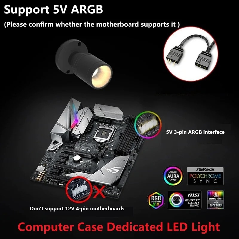 QITU 1W 3W ARGB 5V 3Pin Header - Pc Gaming Compact recensione e prezzo