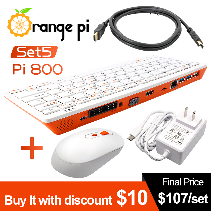 Orange Pi 800 + 5V4A Alimentat - Pc Gaming Orange recensione e prezzo