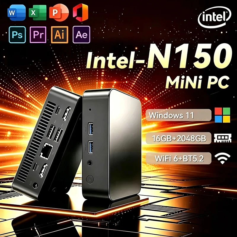 NUOVO Mini PC Windows 11 Intel - Pc Gaming Compact recensione e prezzo