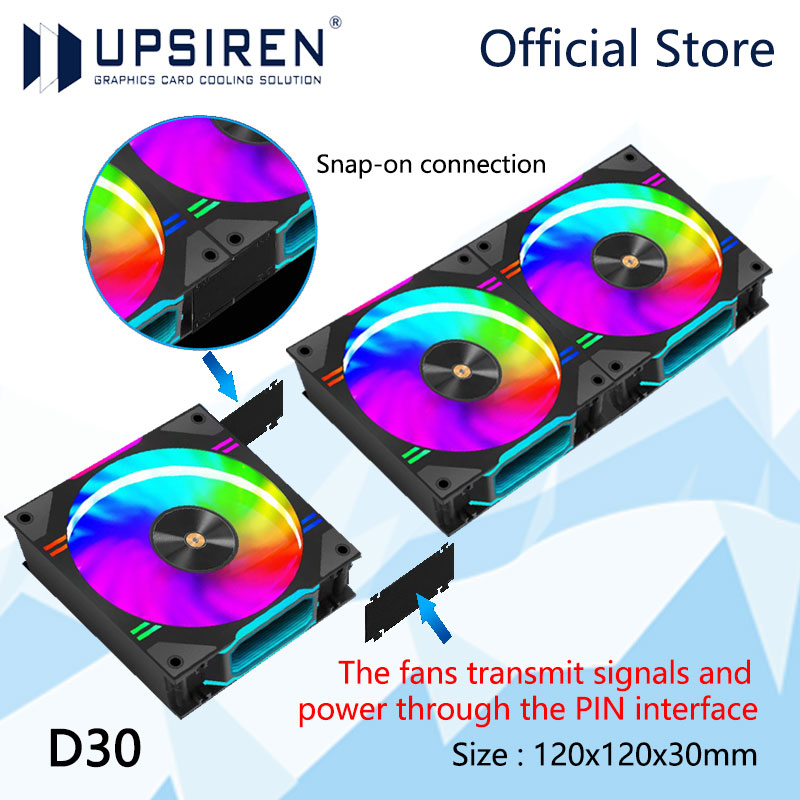 UPSIREN D30 120X120X30mm Vento - Pc Water Cooling recensione e prezzo